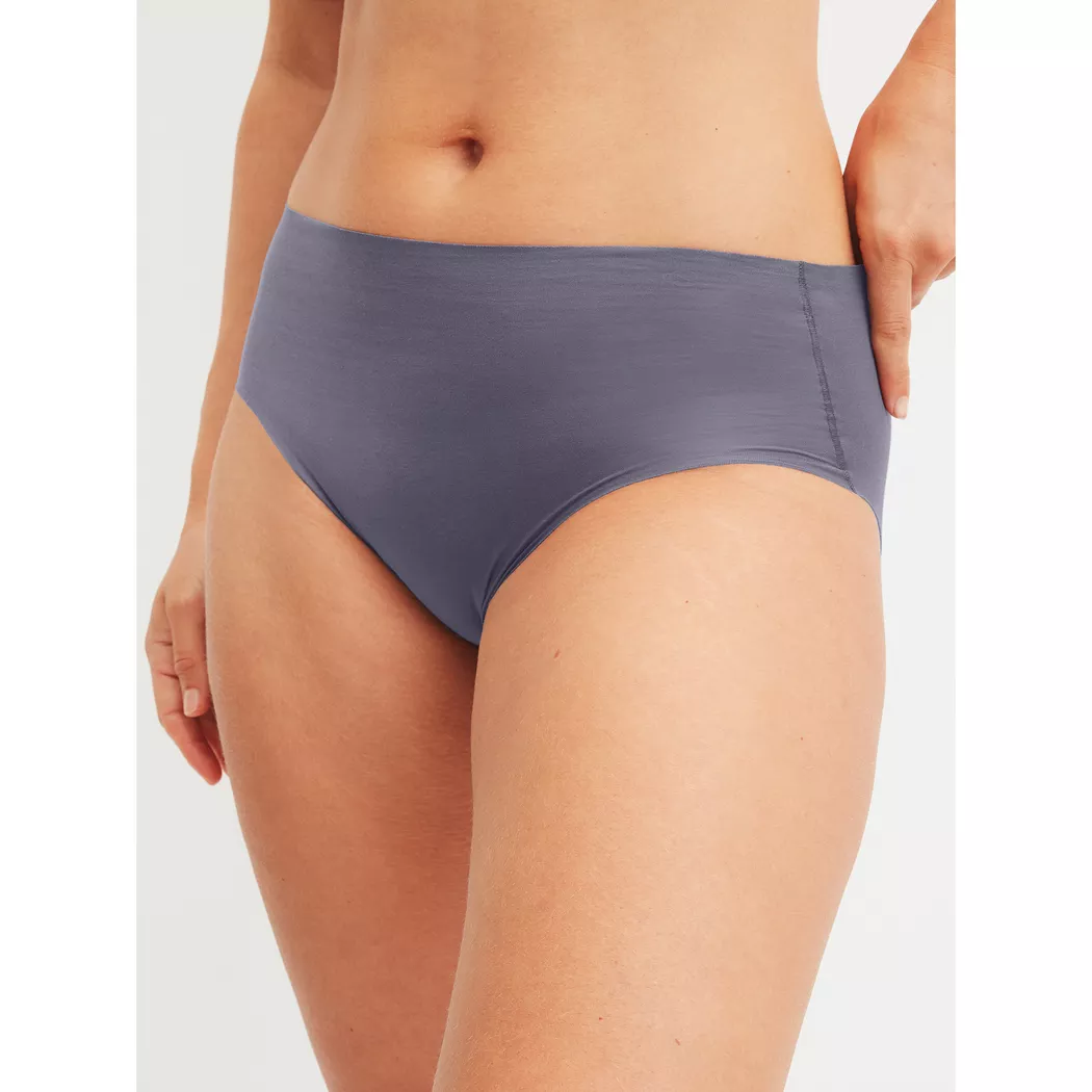 Midislip CALIDA "Modern Fit", Damen, Gr. M (44/46), graystone, Interlock, Obermaterial: 83% Modal (TENCEL™), 17% Elasthan, körpernah, Unterhosen, seidig weich, atmungsaktiv, Interlock-Qualität, cleaner Look
