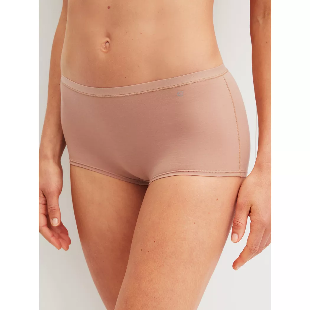 Panty CALIDA "Natural Comfort", Damen, Gr. M (44/46), timeless taupe, Single Jersey, Obermaterial: 92% Baumwolle, 8% Elasthan, normal, Unterhosen Panty, geschmeidig weich, elastisch, pillingarm, Regular-cut, Single Jersey 3