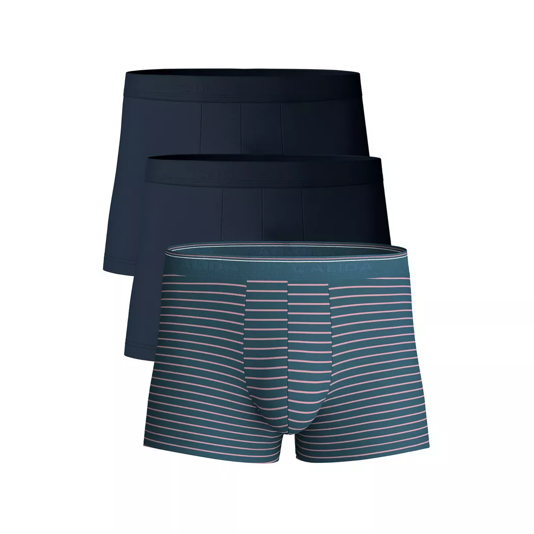 Boxershorts CALIDA "Natural Benefit", Herren, Gr. S (46/48), lilas, Single Jersey, Obermaterial: 95% Baumwolle, 5% Elasthan, normal, Unterhosen, Single Jersey-Qualität, elastisch