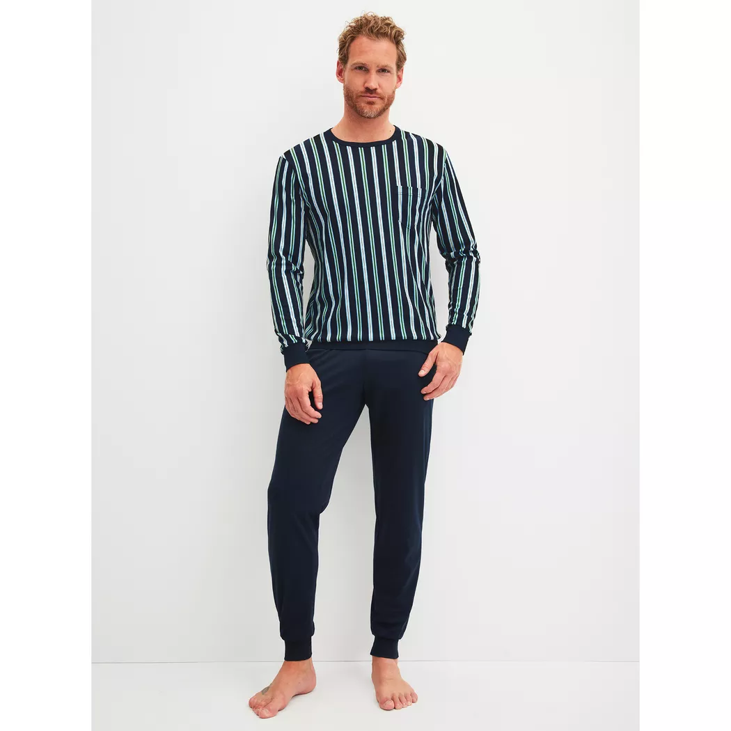 Calida - Pyjama, für Herren, Saphirblau, Größe XXL