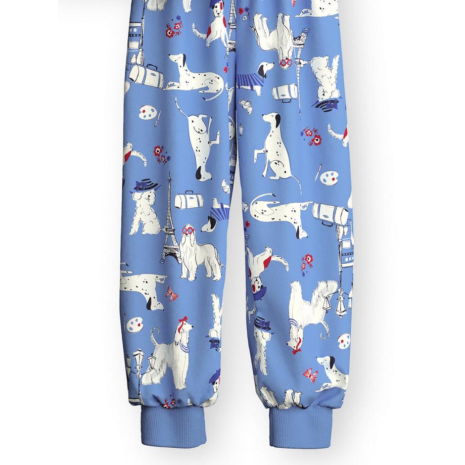 CALIDA Ensemble de pyjama imprimé chien  
