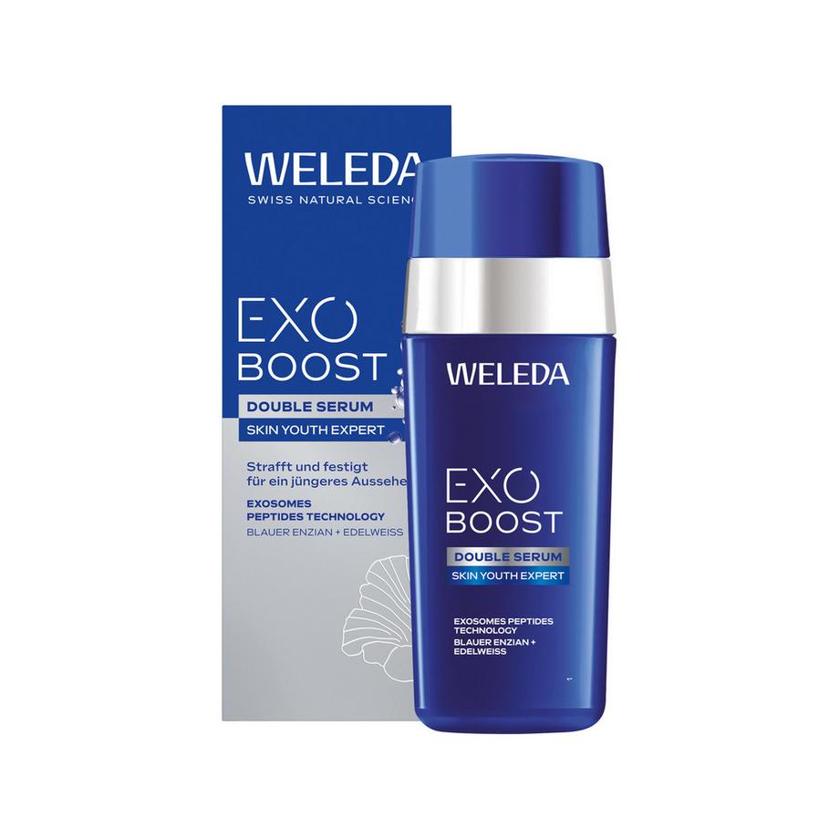 Exo Boost Double Serum Genziana blu e stella alpina