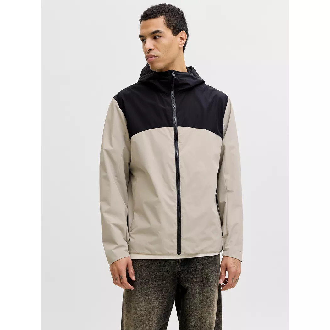 Jack & Jones Blouson Bomber Rush Blue Mirage / Detail Navy Blazer / White Blocking S Homme