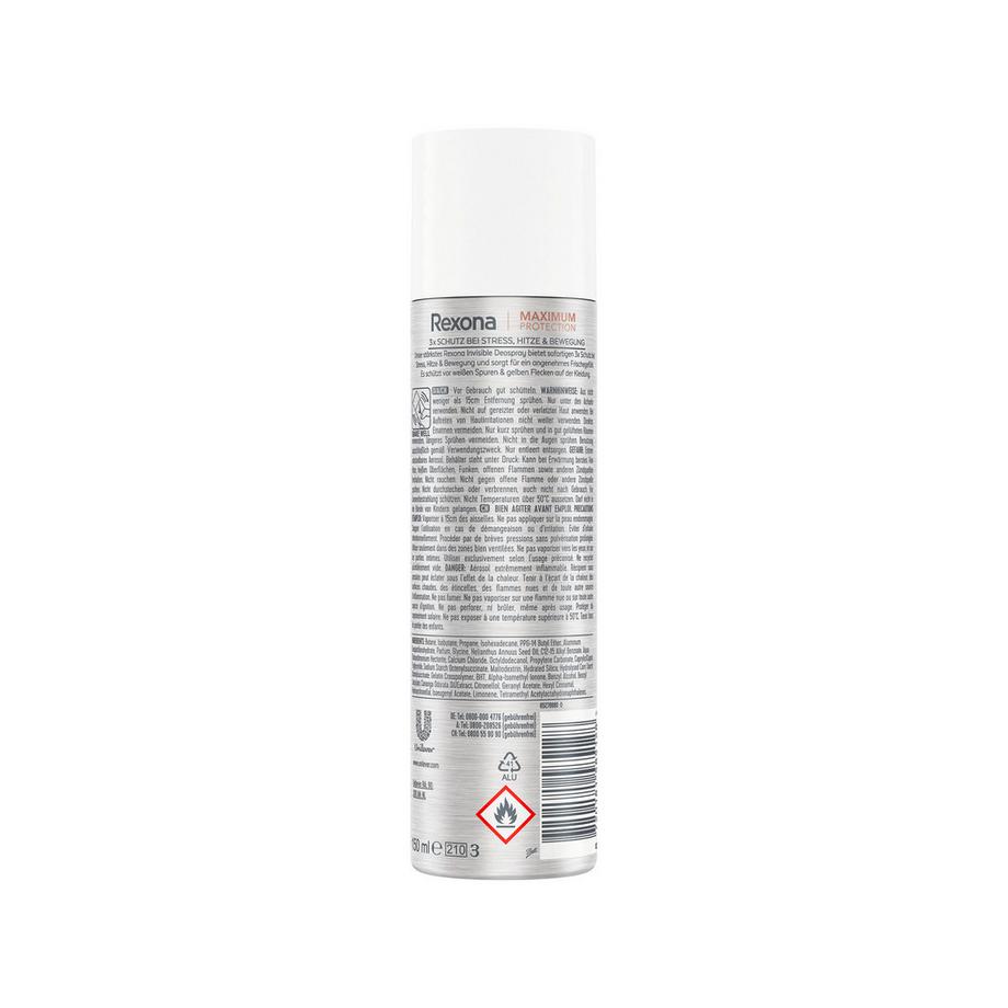 Rexona  Maximum Protection Anti-Transpirant Spray Invisible 