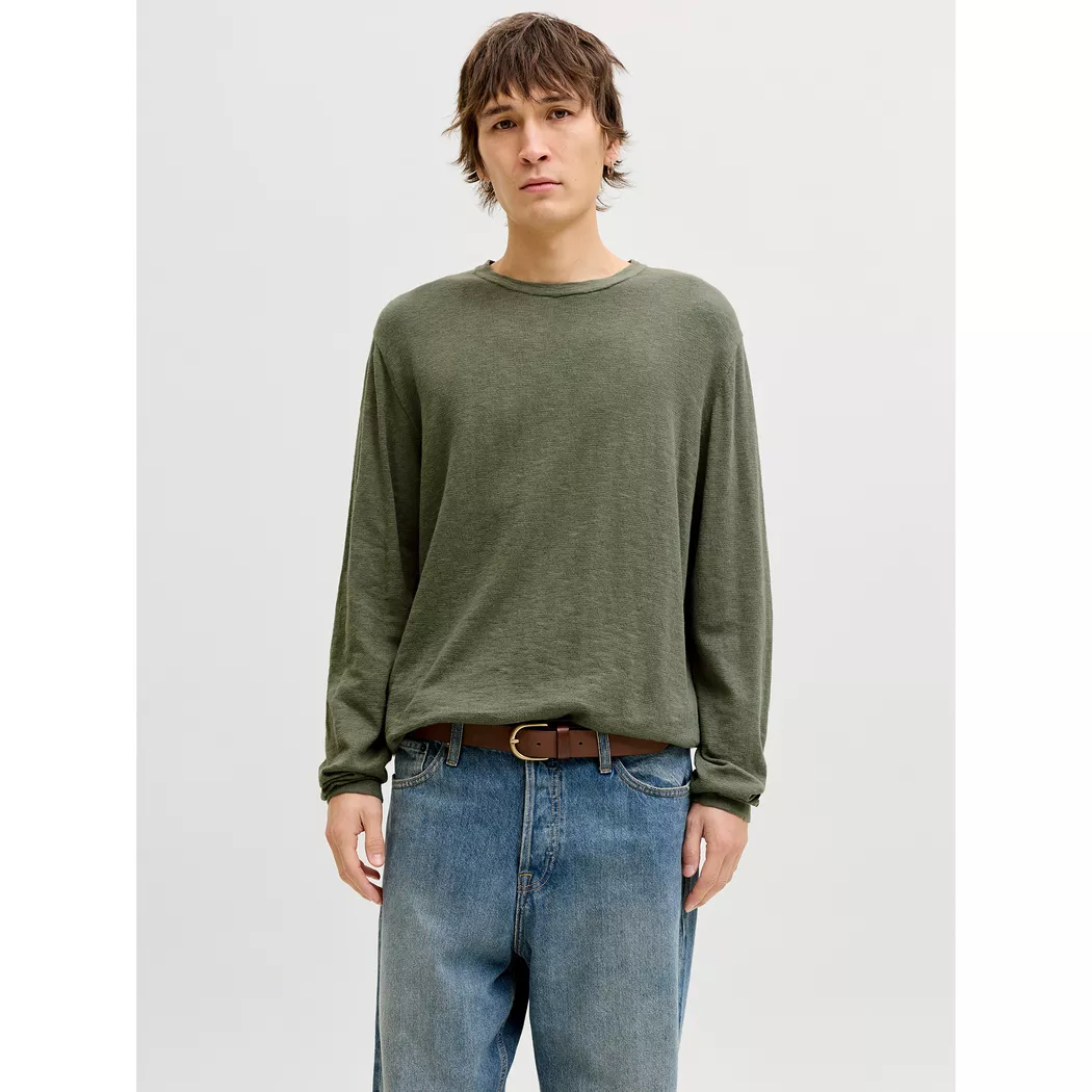 Jack & Jones Pull Summer Dusty Olive S Homme