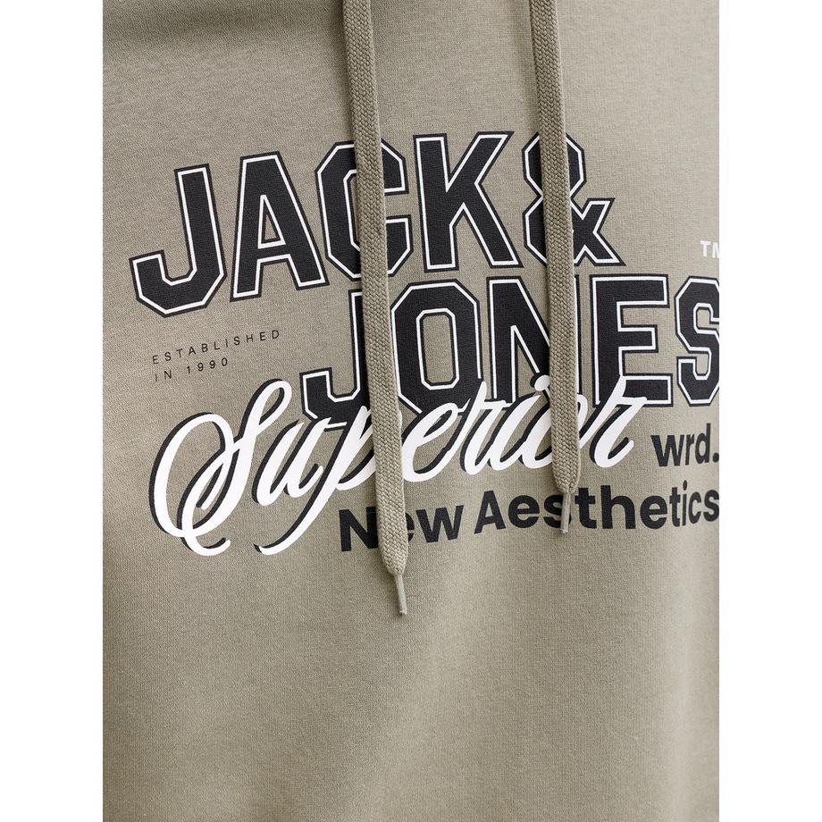JACK & JONES Hoodie mit Logo Print  