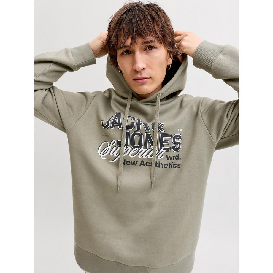 JACK & JONES Hoodie mit Logo Print  