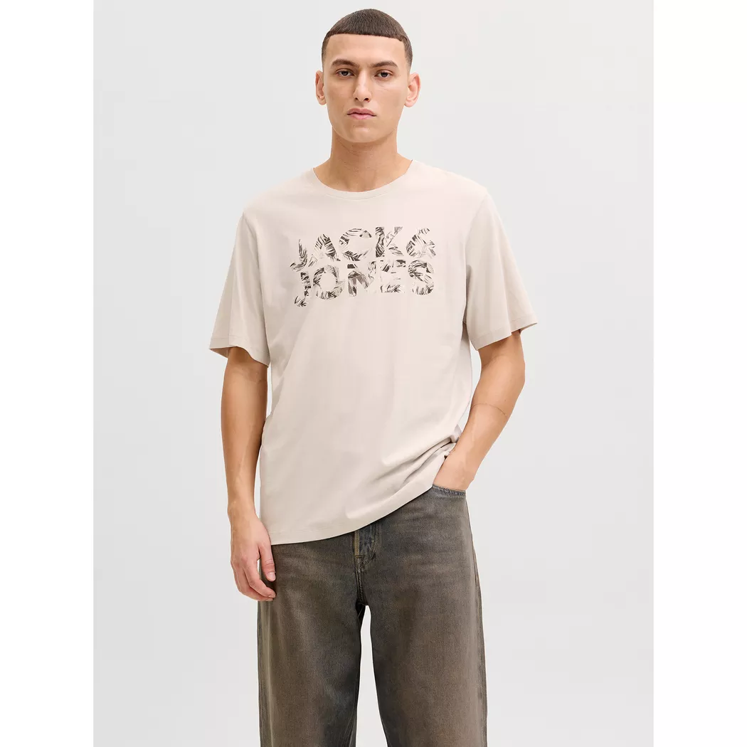 Jack & Jones - T-Shirt, für Herren, Beige, Größe M 3