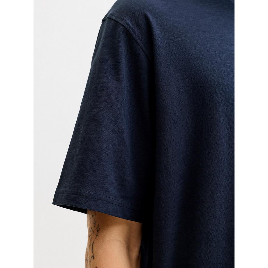 JACK & JONES T-Shirt Coupe Oversize avec Poche Poitrine  