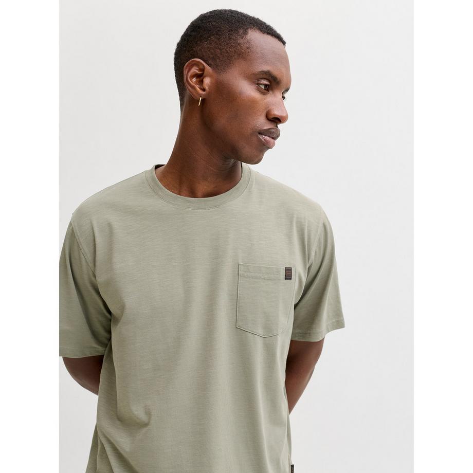 JACK & JONES T-Shirt Oversized Fit mit Brusttasche  