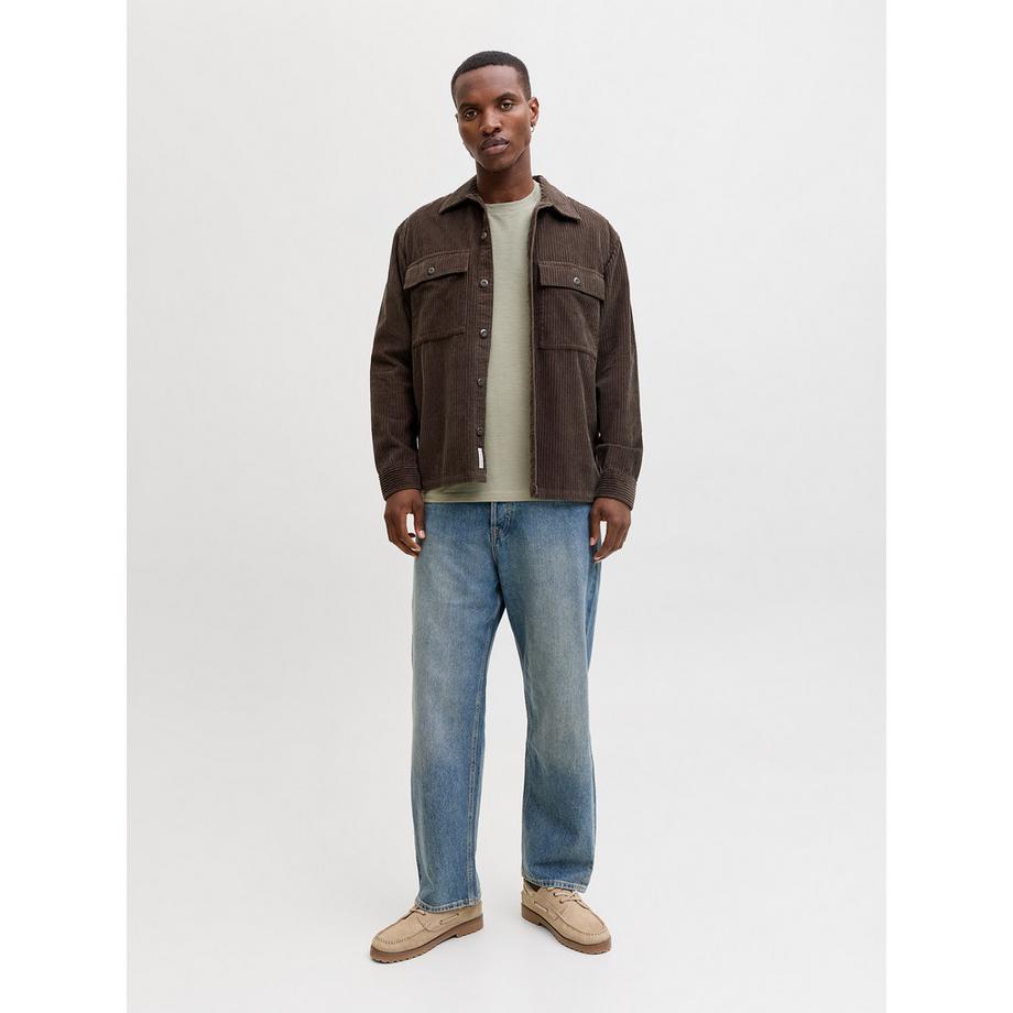 JACK & JONES T-Shirt Oversized Fit mit Brusttasche  