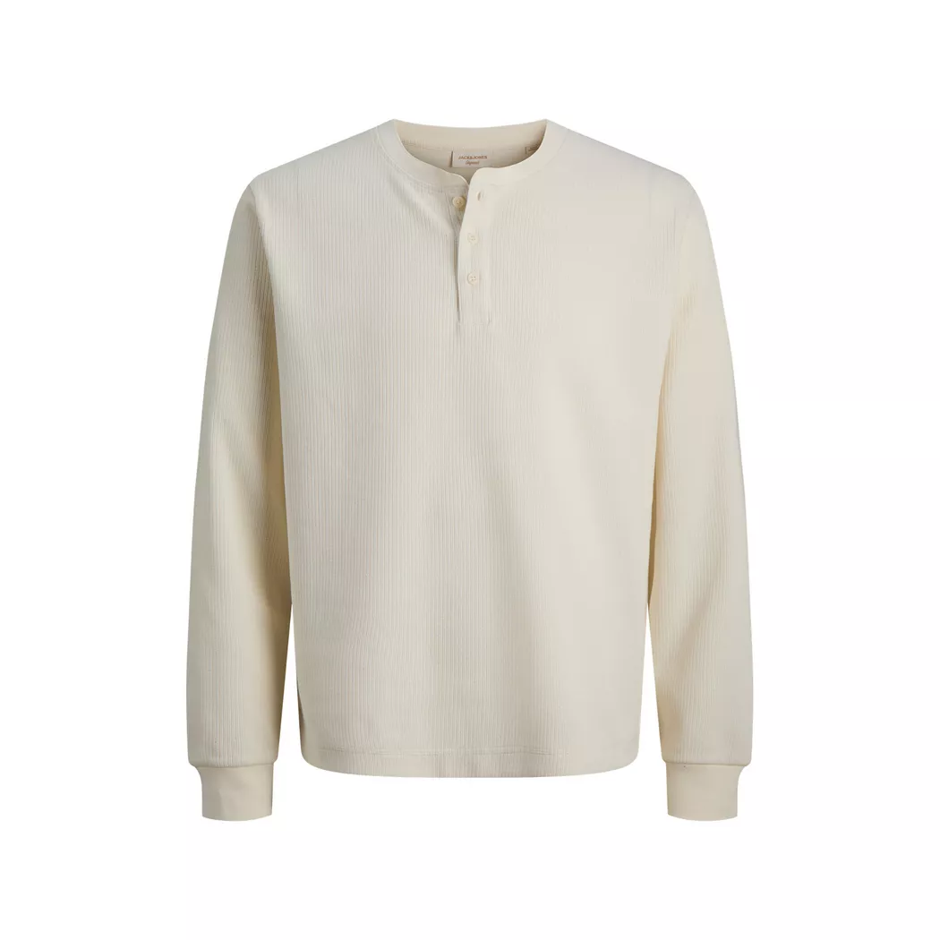 Jack & Jones - T-Shirt, langarm, für Herren, Antikweiss, Größe L