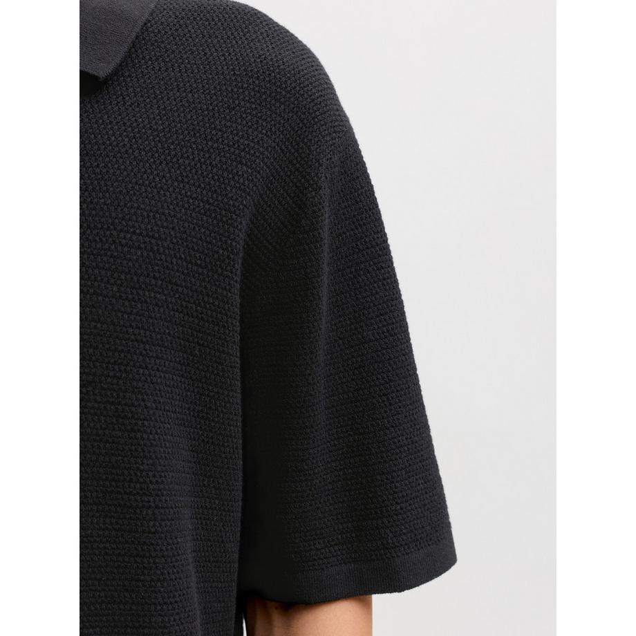 JACK & JONES Polo à Manches Courtes Coupe Regular Texturé  