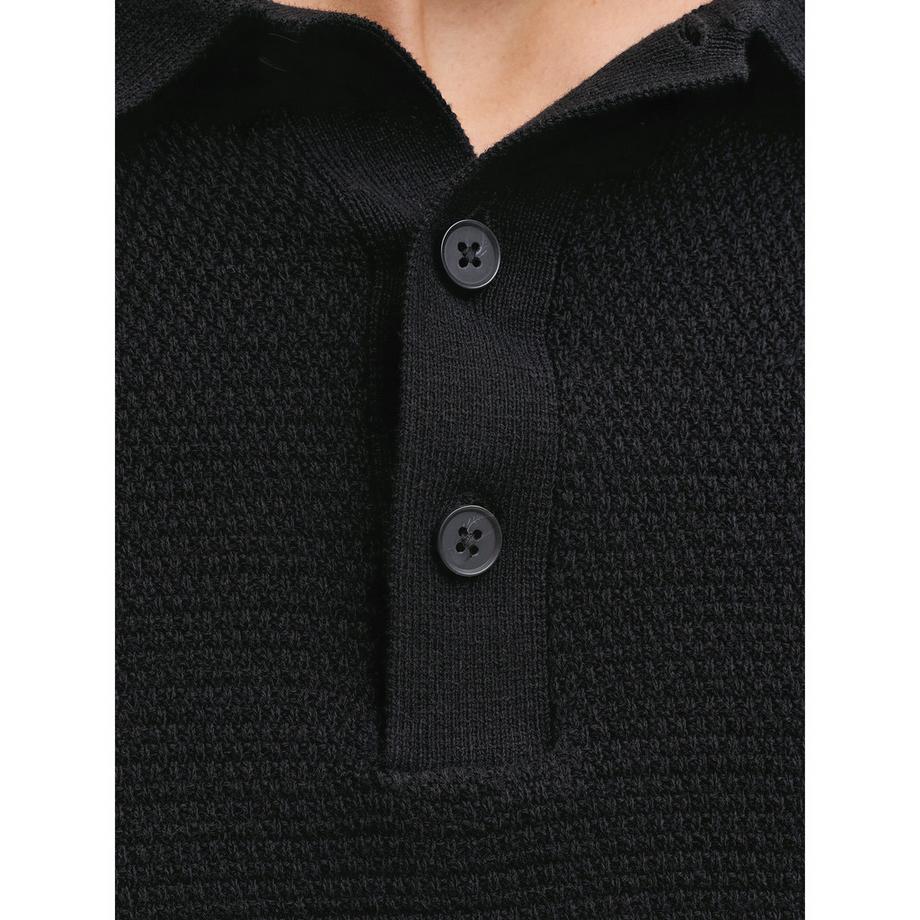 JACK & JONES Polo à Manches Courtes Coupe Regular Texturé  