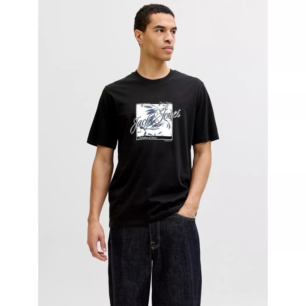 Jack & Jones - T-Shirt, für Herren, Black, Größe S