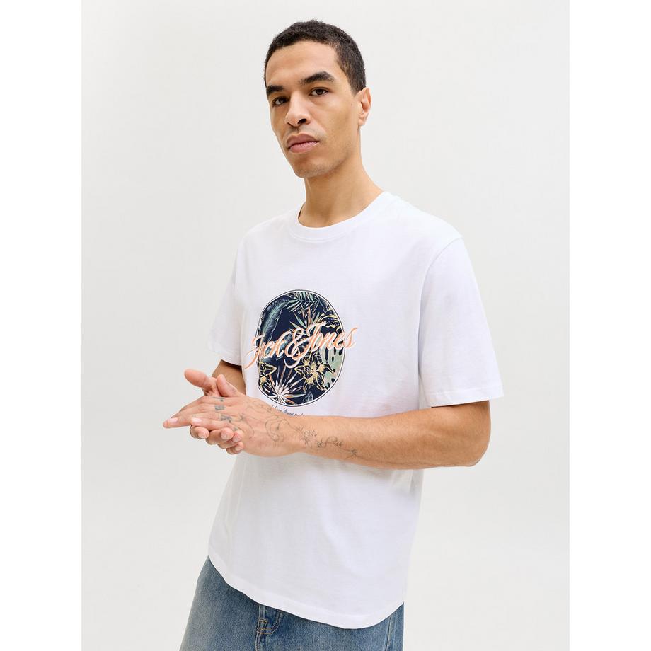 JACK & JONES T-Shirt mit Logo-Print  
