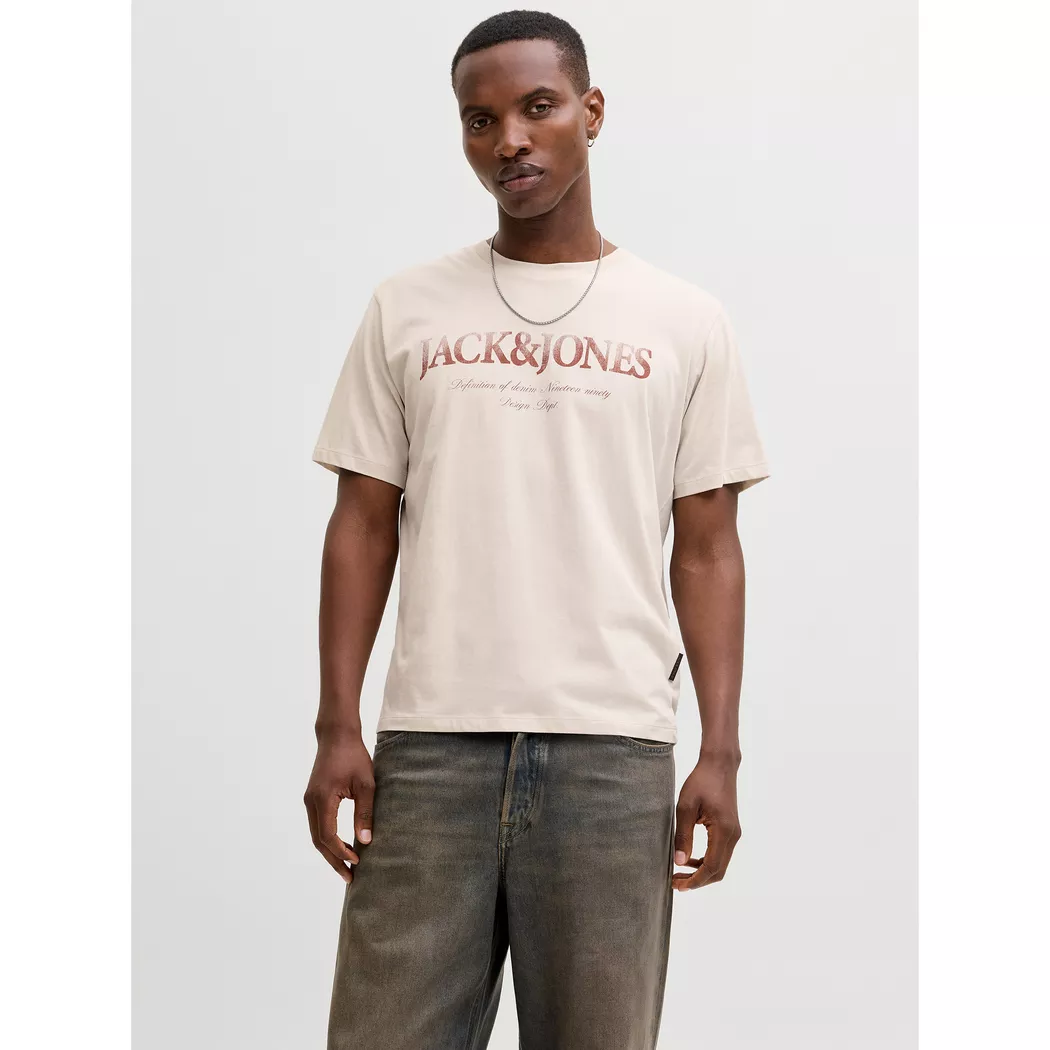 Jack & Jones - T-Shirt, für Herren, Beige, Größe L 2
