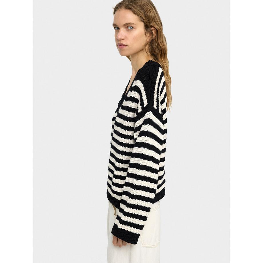Parfois Maglione a righe scollo a V  