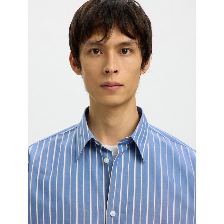 SELECTED Relax Ben Stripe Camicia a Maniche Lunghe  