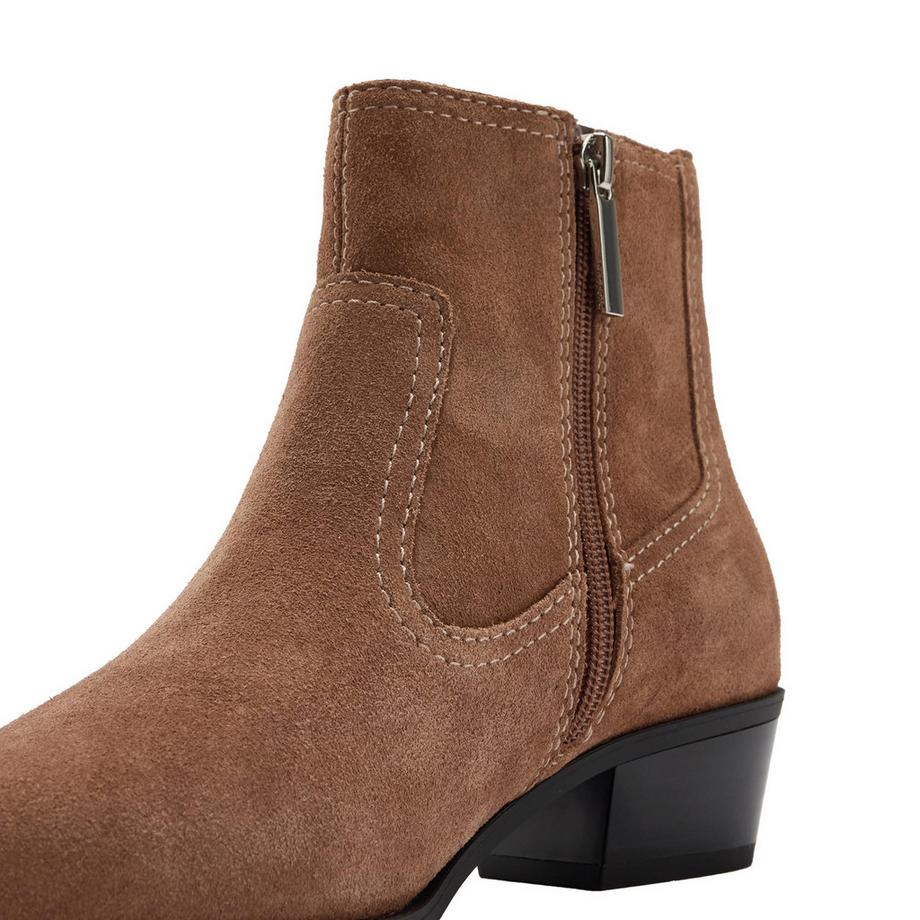 Parfois Stiefelette Spitze Zehe Flacher Absatz  