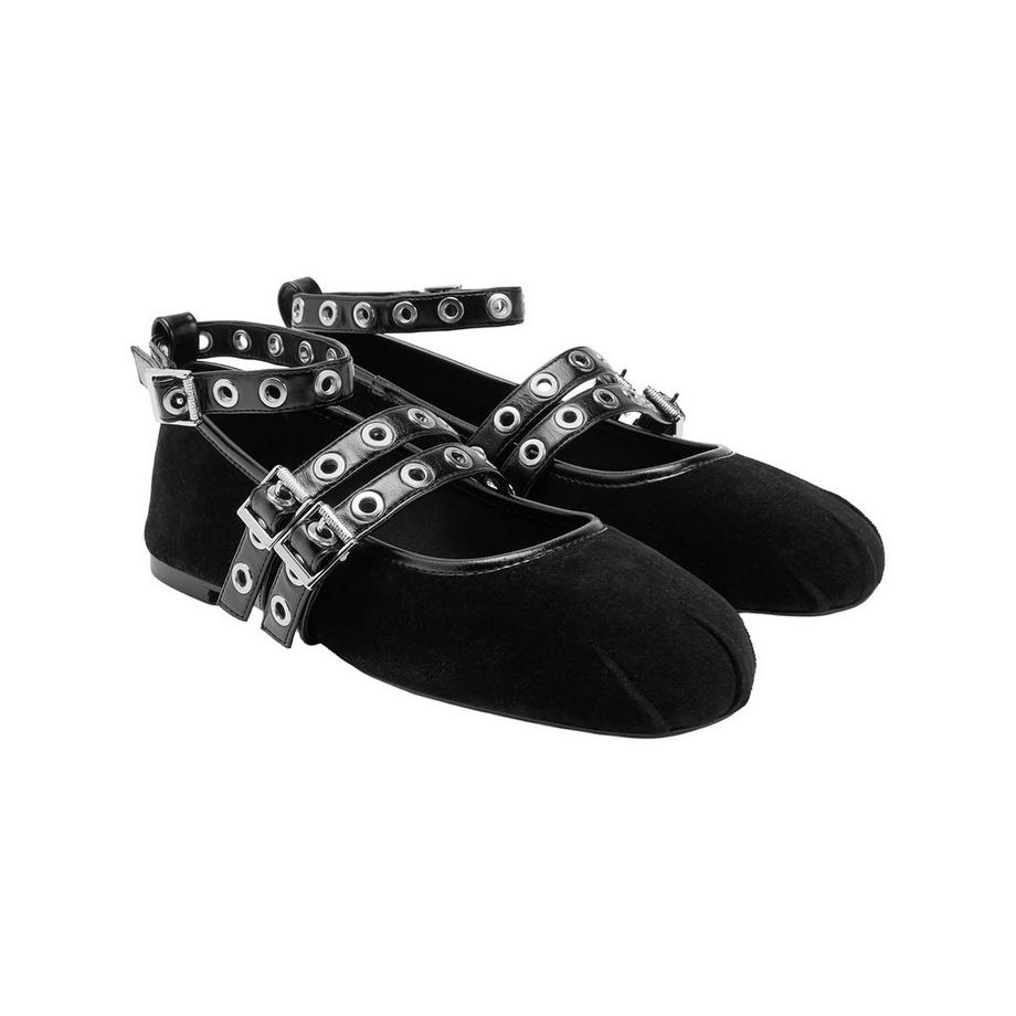 Parfois Ballerinas mit Schnallenriemen  