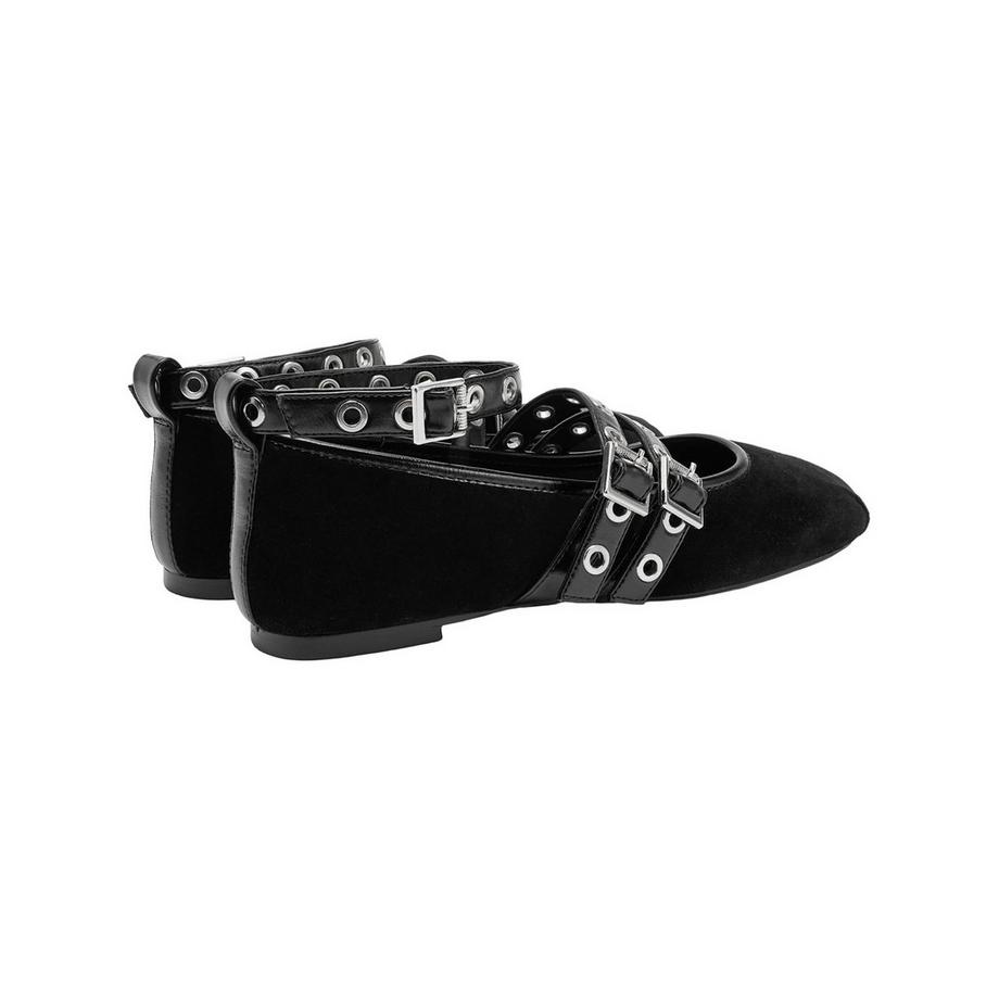 Parfois Ballerinas mit Schnallenriemen  