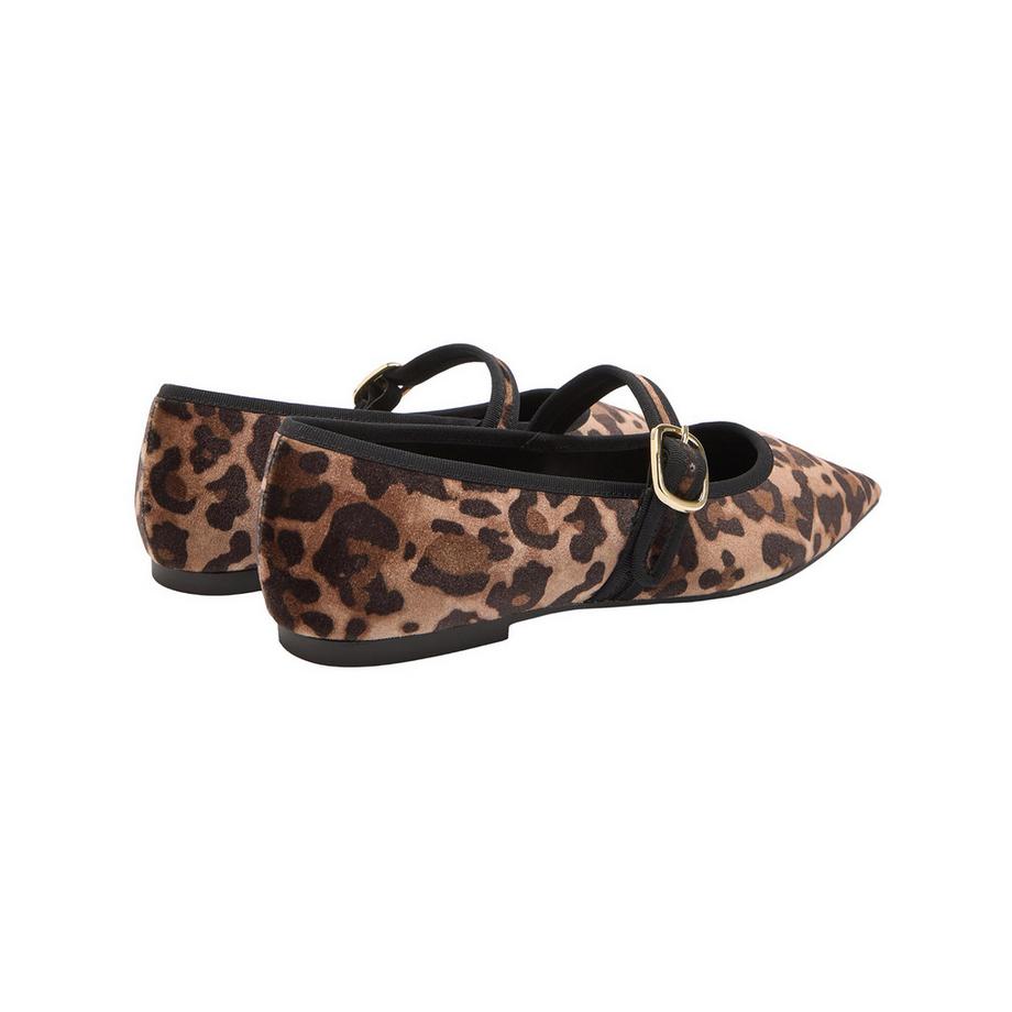 Parfois Leopardenmuster Riemchen Ballerinas mit Schnalle  