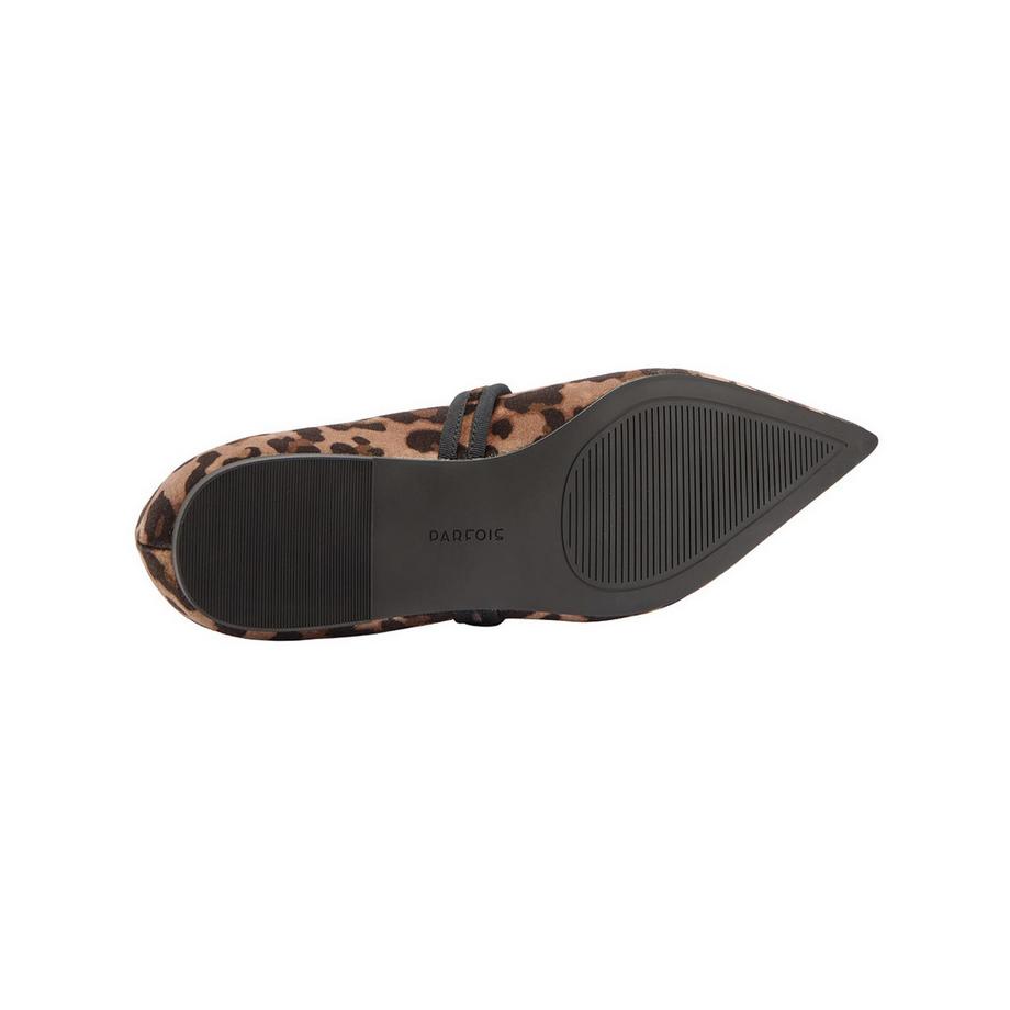 Parfois Leopardenmuster Riemchen Ballerinas mit Schnalle  