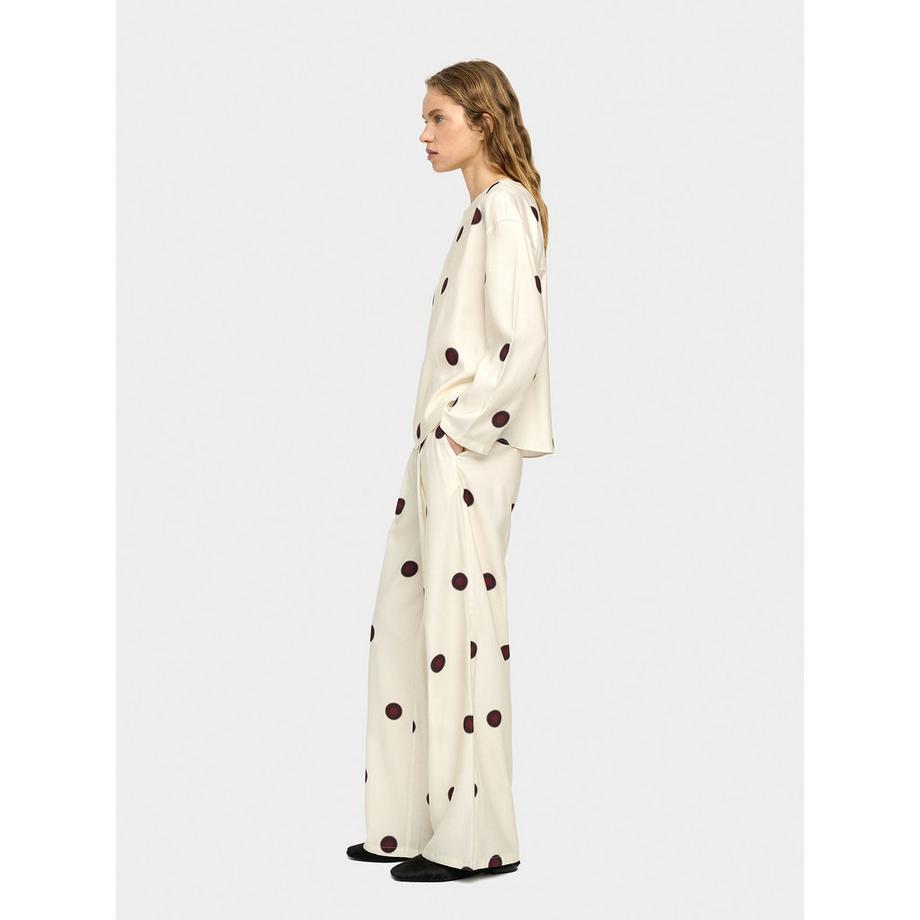 Parfois Weite Hose mit Tupfenmuster  