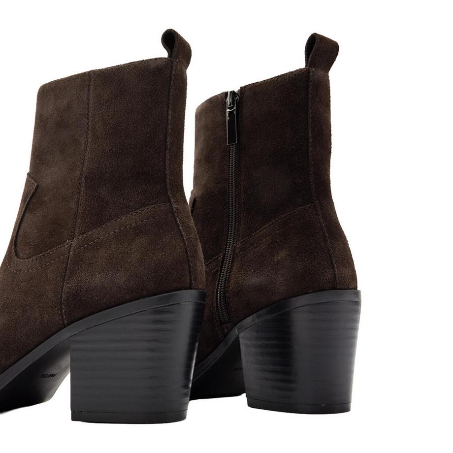 Parfois Lows Stiefelette spitz zulaufend Blockabsatz  