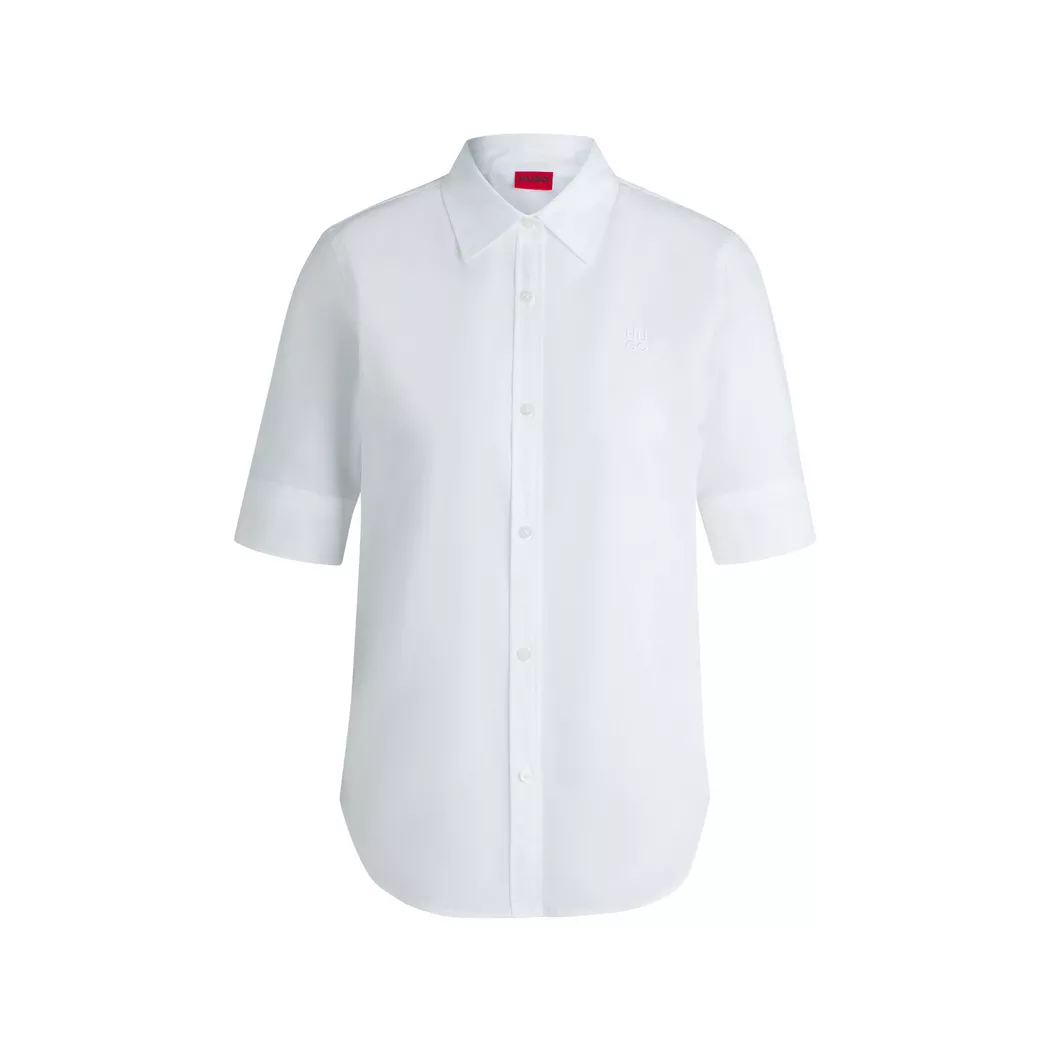 Hugo Chemise à Manches Courtes The Summer White 42 Femme