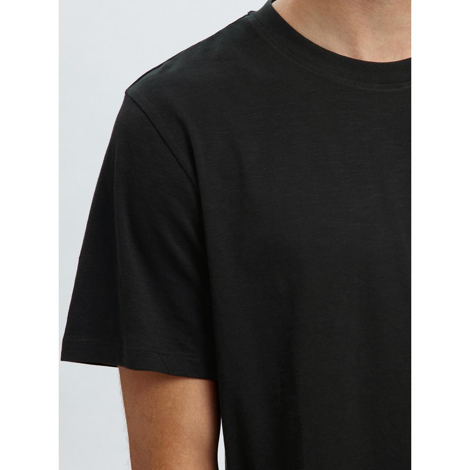 SELECTED Aspen Slub T-Shirt Col Rond  