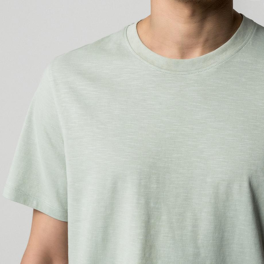 SELECTED Aspen Slub T-Shirt Col Rond  