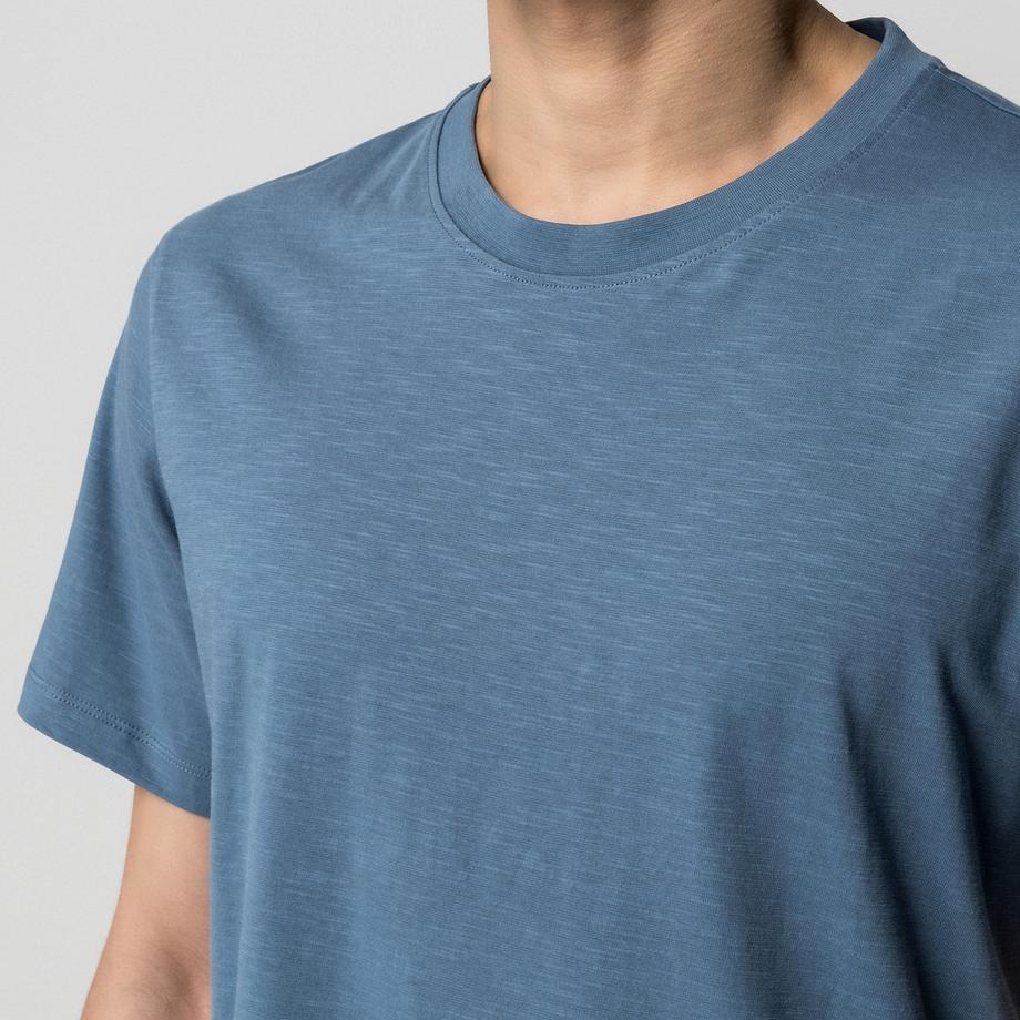 SELECTED Aspen Slub SS ON T-shirt  