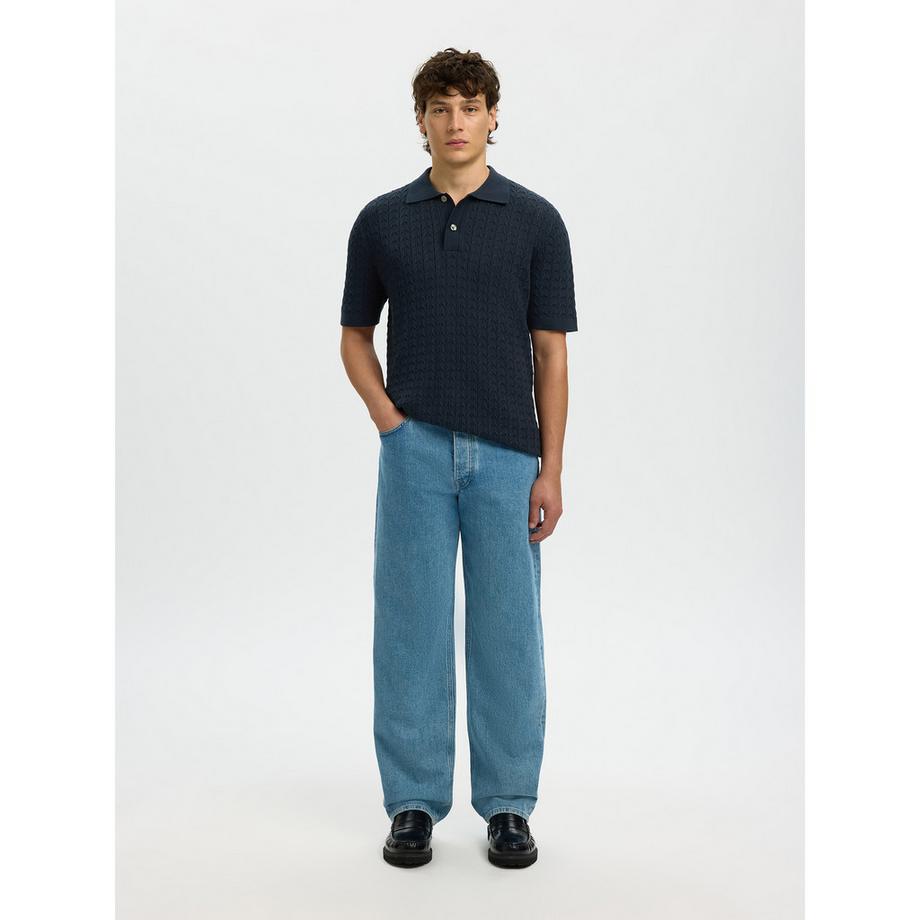 SELECTED Polo Manica Corta  