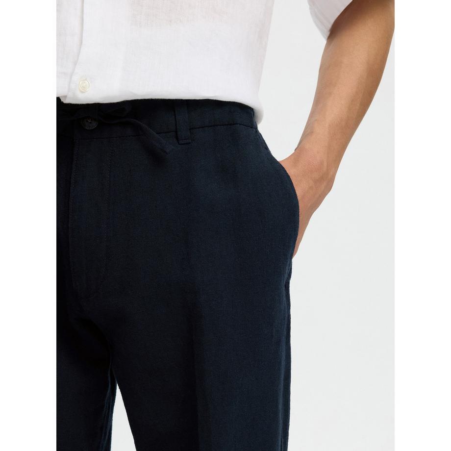 SELECTED Pantalon en mélange de lin  