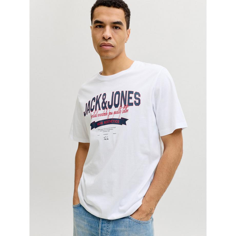 JACK & JONES JJELOGO TEE SS O-NECK 2 COL SS26 SN T-shirt  