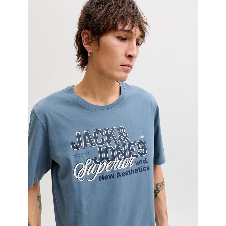 JACK & JONES JJELOGO TEE SS O-NECK 2 COL SS26 SN T-shirt  