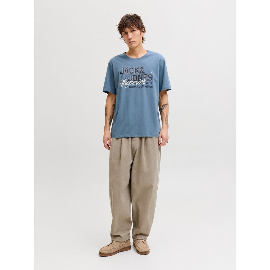 JACK & JONES JJELOGO TEE SS O-NECK 2 COL SS26 SN T-shirt  