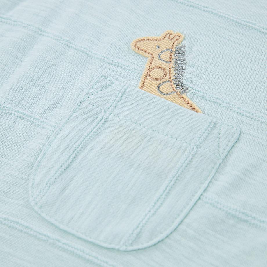 HUGGIES Pyjama bébé à manches longues avec broderie animale  