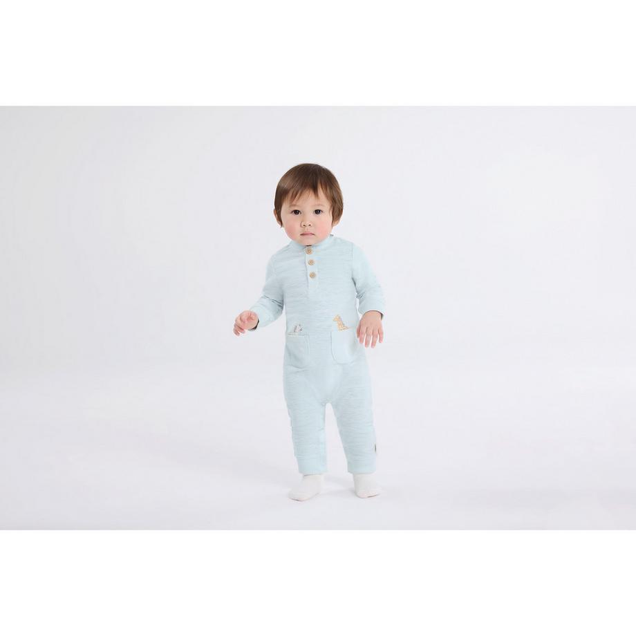 HUGGIES Pyjama bébé à manches longues avec broderie animale  