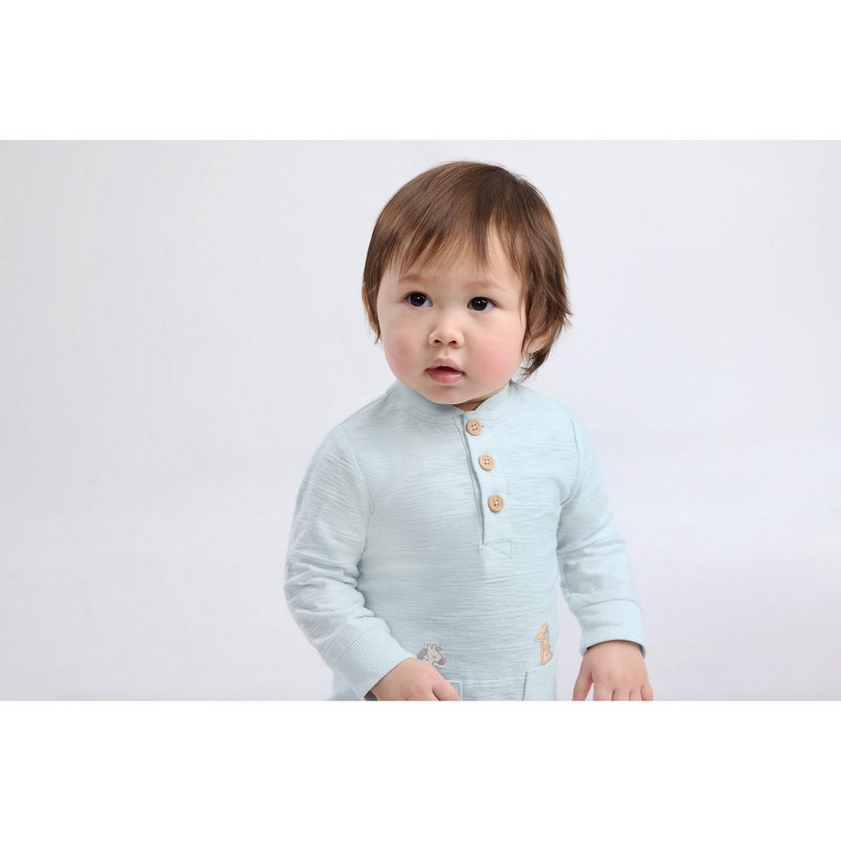 HUGGIES Pyjama bébé à manches longues avec broderie animale  