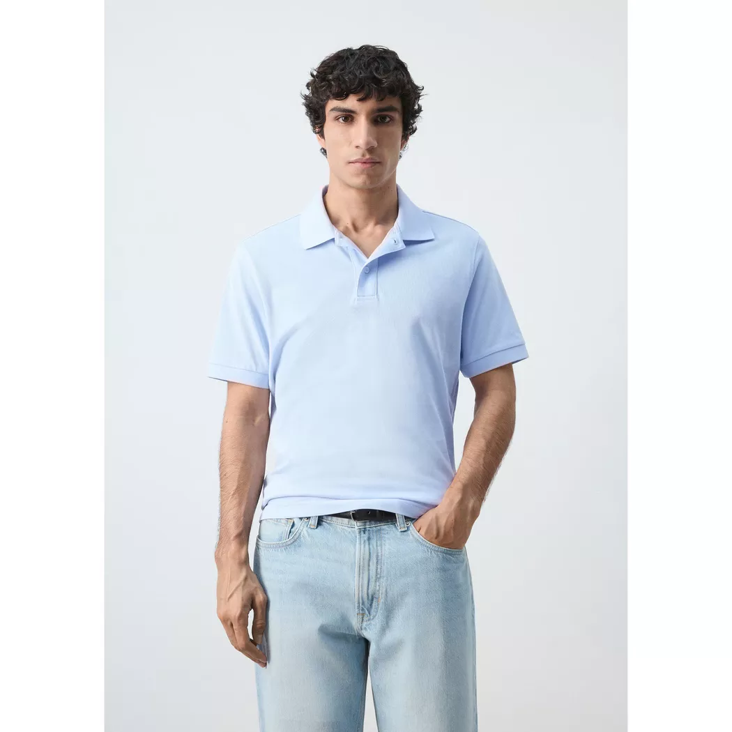 Mango Man - Polo Shirt, für Herren, Saphirblau, Größe 23