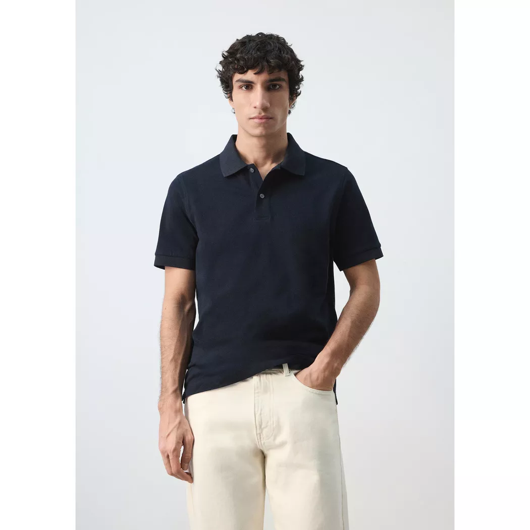 Mango Man - Polo Shirt, für Herren, Marine, Größe 20