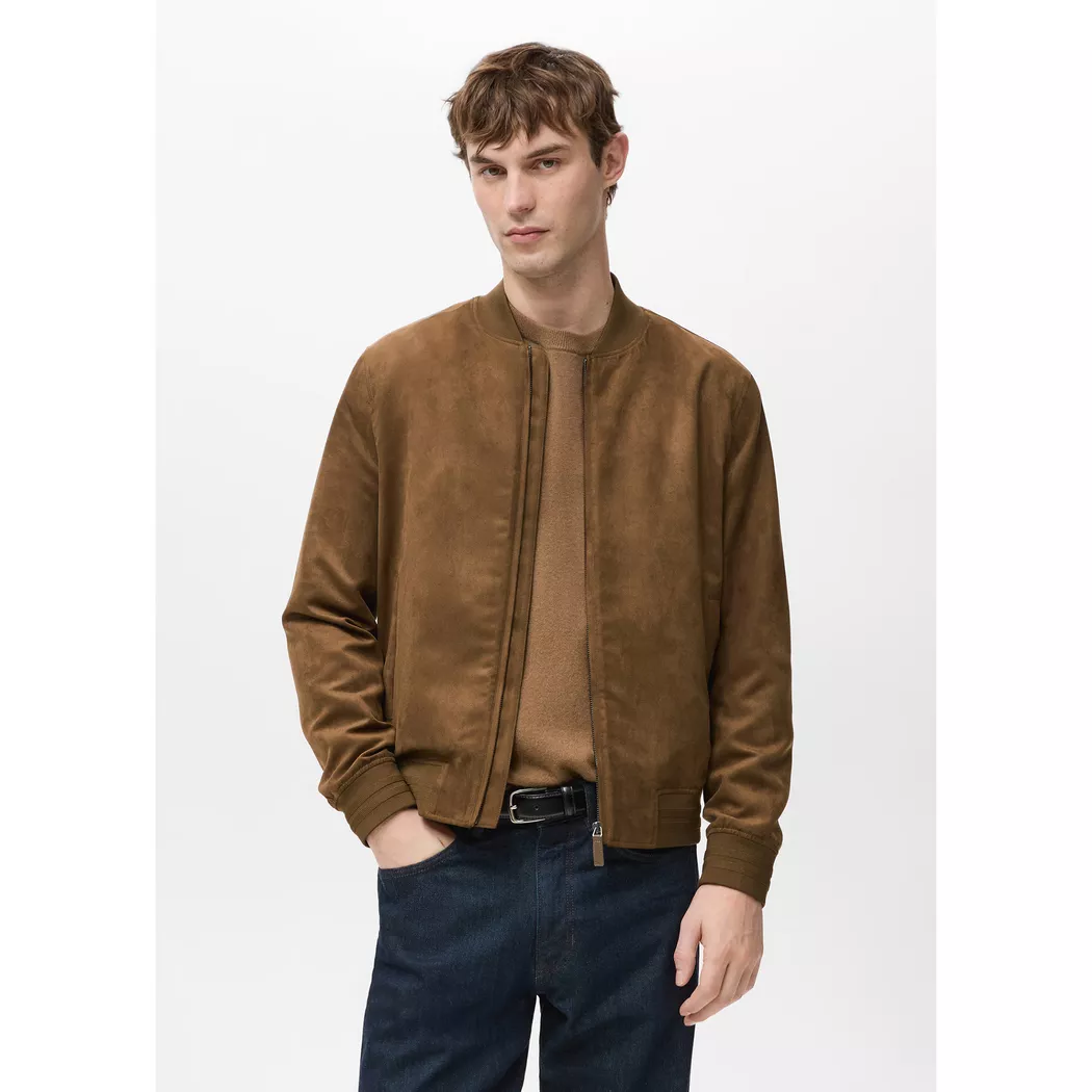 Mango Man - Jacke, für Herren, Dunkelbraun, Größe M (21)