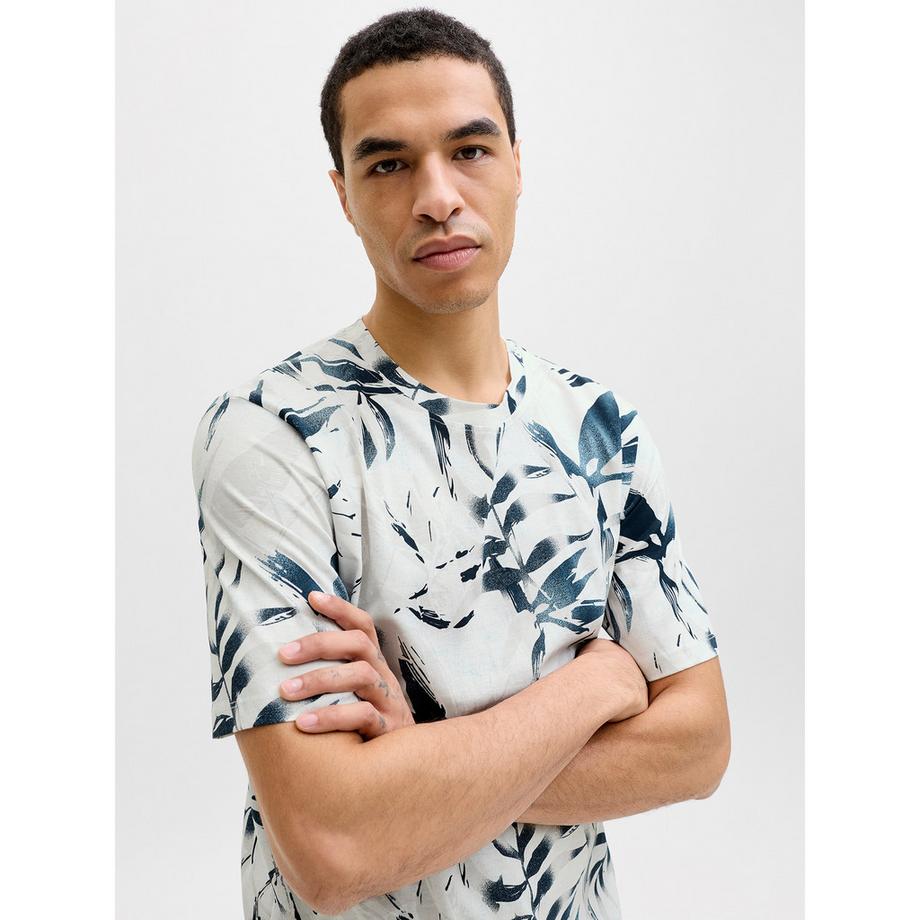 JACK & JONES T-shirt Stampata Maniche Corte  