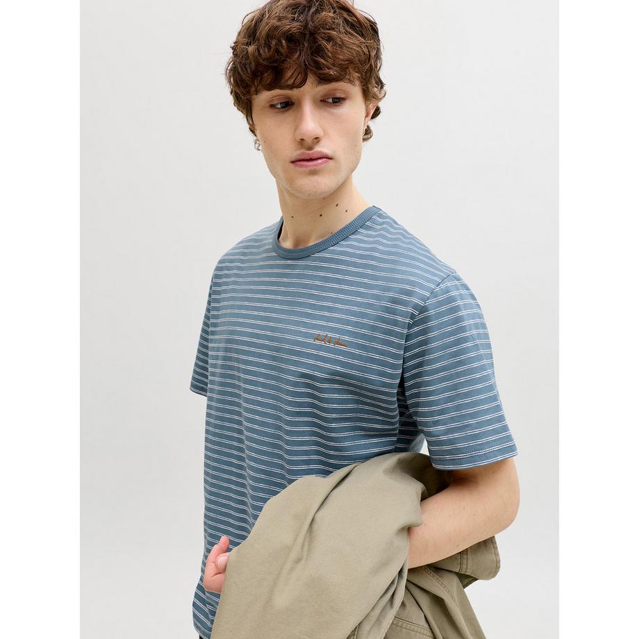 JACK & JONES T-shirt a maniche corte a righe  