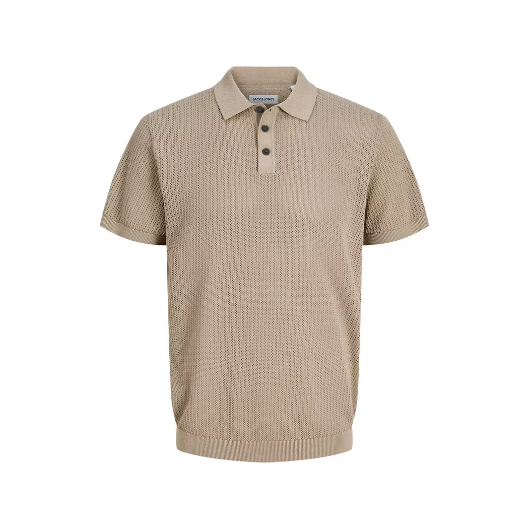 Jack & Jones Polo à Manches Courtes George Coriander / W Cloud Dancer S Homme 2