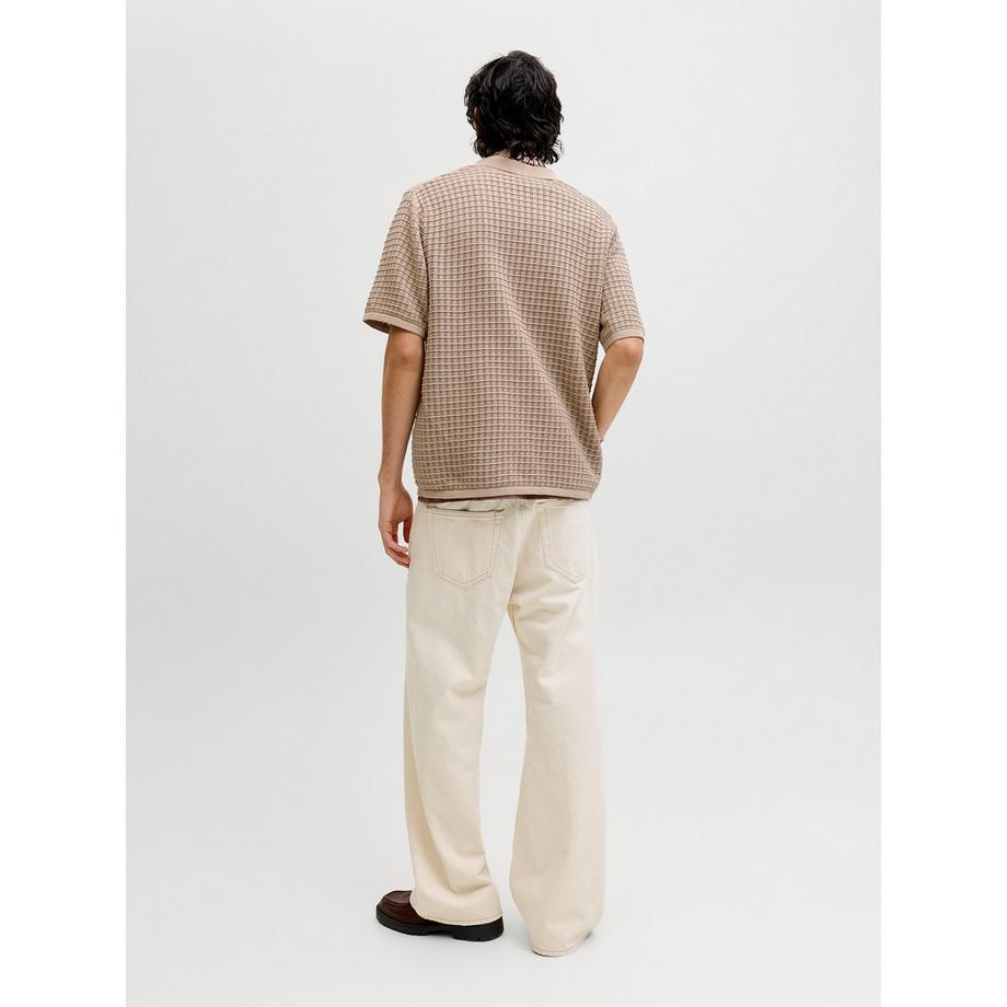 JACK & JONES Gestricktes Regular Fit Polo Shirt  