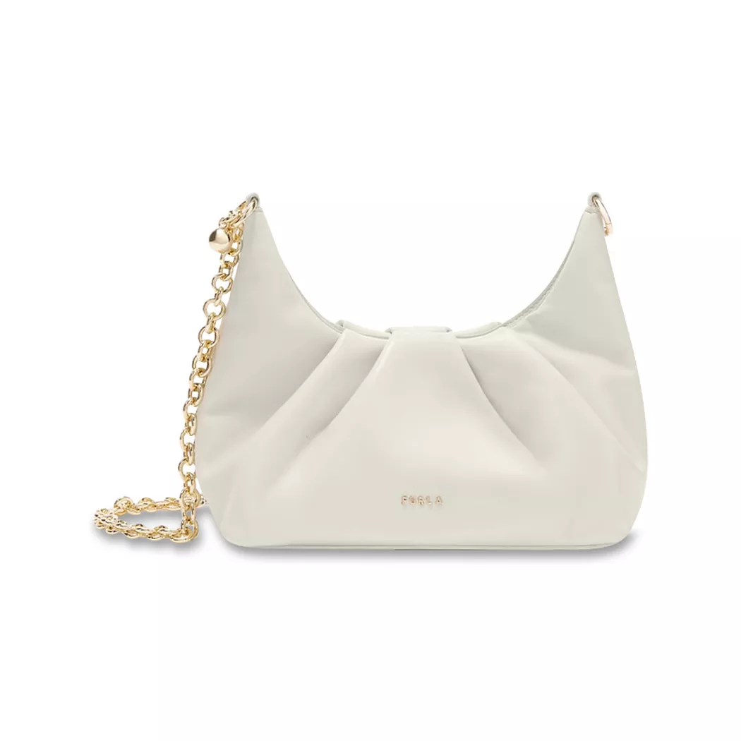 Furla - Schultertasche, für Damen, Ecru, One Size